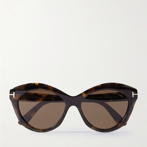 TOM FORD EYEWEAR
Toni cat-eye tortoiseshell acetate Frames - Picture 1 of 9